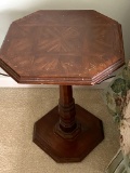 Vintage Octagonal Wooden Table