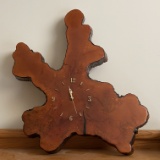 Vintage Tree Trunk Slice Clock