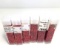 HBS 11-Cyl DB-602 - 6 Vials of Silver Lined Red