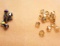 Mixed Lot of Swarovski 8mm Bicone Beads - Vitrail Medium and Golden Shadow