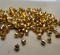Gold Plated Bead Caps - Straight Edge