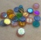 Lot of Circle Beads - Various Colors and Sizes