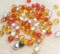 Lot of Heart Beads - Yellows and Oranges