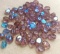 Lot of Twisted Beads - Purple and Iridescent