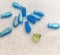 Lot of Fish Beads - Blue