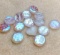 Lot of Circle Beads - Iridescent with Stars