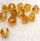 Lot of 8mm Bicone Glass Beads - Amber