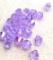 Lot of 8mm Bicone Glass Beads - Light Purple