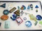 Lot of Hand Crafted Handmade Fused Art Glass Pendants & Pieces For Jewelry