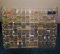 Acrylic Angled Countertop Beads/Gems Compartment Display Case