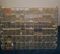 Acrylic Angled Countertop Beads/Gems Compartment Display Case