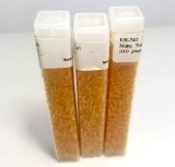 DB-742 Delica 11 Cyl - 3 Vials of Matte Transparent Light Topaz