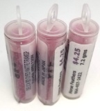 Miyuki Delica 11/0 Beads - 3 Vials of Dyed Matte Transparent Fuchsia
