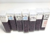 DB-611 Delica 11 Cyl – 7 Vials of S/l Wine Dyed