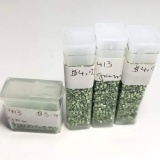 DB-413 Beads - 4 Vials; No Name Listed, Metallic Light Green