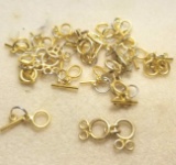 Gold Tone Necklace Clasps