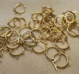 Gold Plated Earring Hoops