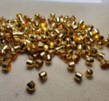 Gold Plated Bead Caps - Straight Edge