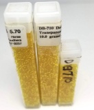 DB-710 Delica 11 Cy - 3 Vials of Transparent Yellow