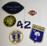 Lot of Patches - South Carolina, Army, Air Force and Others