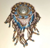 Beautiful Sterling Silver Beaded Piece