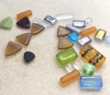 Lot of Geometric Beads - Various Colors