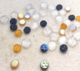 Lot of Circle Beads - Various Colors and Sizes