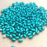 Lot of Oval Beads - Turquoise Color