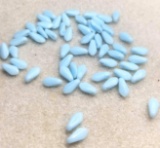 Lot of Teardrop Beads - Light Blue