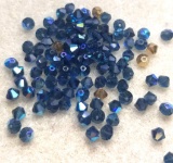 Lot of 4mm Bicone Glass Beads - Montana