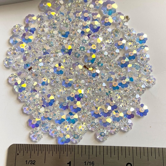 Lot of Swarovski Crystal Beads: 6mm Crystal AB Margaretta GOT 3700-06-Cry 9149-920209