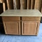 Kitchen Island with Lower Cabinets & 2 Drawers