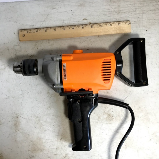 Chicago Electric Power Tools Industrial 1/2" Super Heavy Duty Industrial Reversible Drill