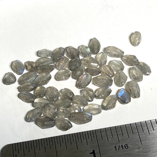 Lot of Natural Labradorite Oval Beads