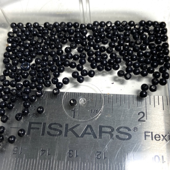 Lot of Natural Gemstone Black Onyx Round Beads
