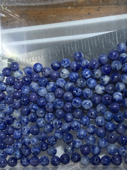 Lot of Natural Gemstone Round Sodalite 4mm Beads