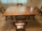 Vintage Drop-Leaf Dining Table with 4 Chairs