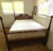 Vintage Mahogany 4 Post Bed with Pineapple Finials