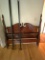 Vintage Mahogany Full Size Bed with Rails