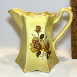 1975 Hand Painted Ceramic Pitcher