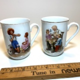 Pair of Norman Rockwell Mugs