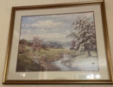 Mountain Scene Framed Print