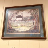 Framed & Matted “The Lord is My Shepherd” Picture
