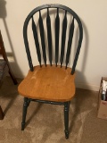 Forest Green Wooden Windsor Dining Chair