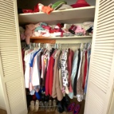 Large Closet Lot of Ladies Clothing, Shoes & Misc