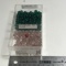 8mm - Teal/Ruby Round Czech Beads