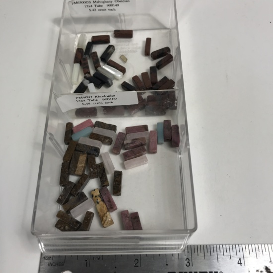 Gemstone Tubes 13x4mm