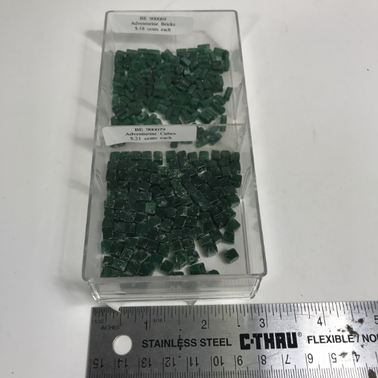 Aventurine Bricks and Cubes