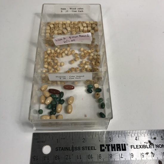 Wood Beads:Gold Stone:Jade