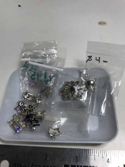 Jeweled Clasps and Charms